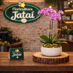 Orquídea no Aquário